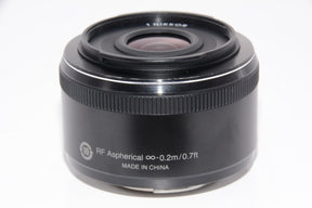 【外観並級】Nikon 単焦点レンズ 1 NIKKOR 18.5mm f/1.8  ブラック ニコンCXフォーマット専用