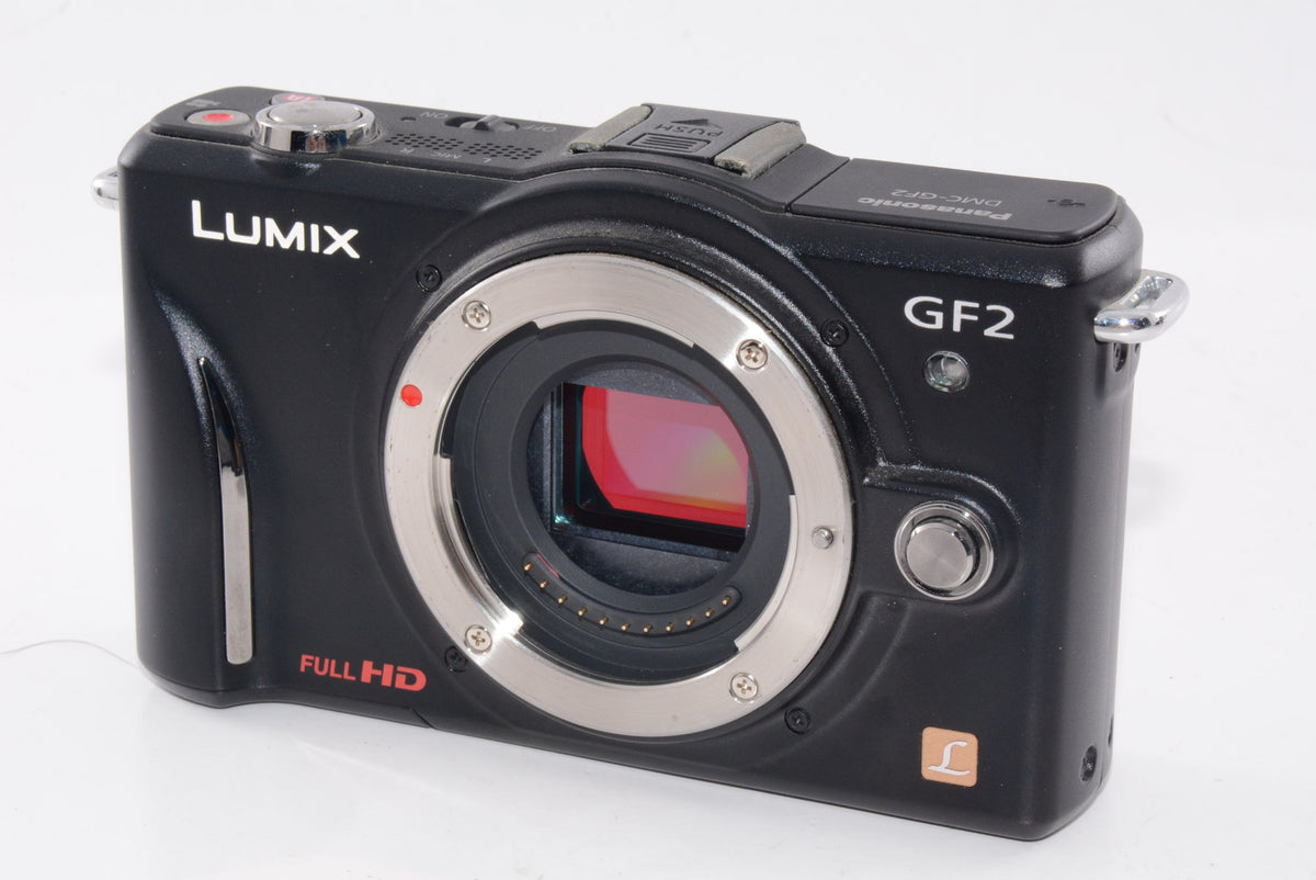 【外観特上級】パナソニック デジタル一眼カメラ GF2 ボディ フルハイビジョンムービー一眼 エスプリブラック DMC-GF2 -K