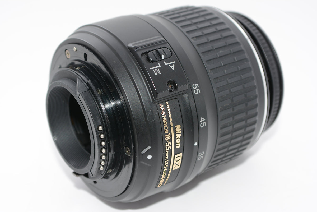【外観並級】Nikon 標準ズームレンズ AF-S DX Zoom Nikkor ED 18-55mm f/3.5-5.6 G II  ブラック