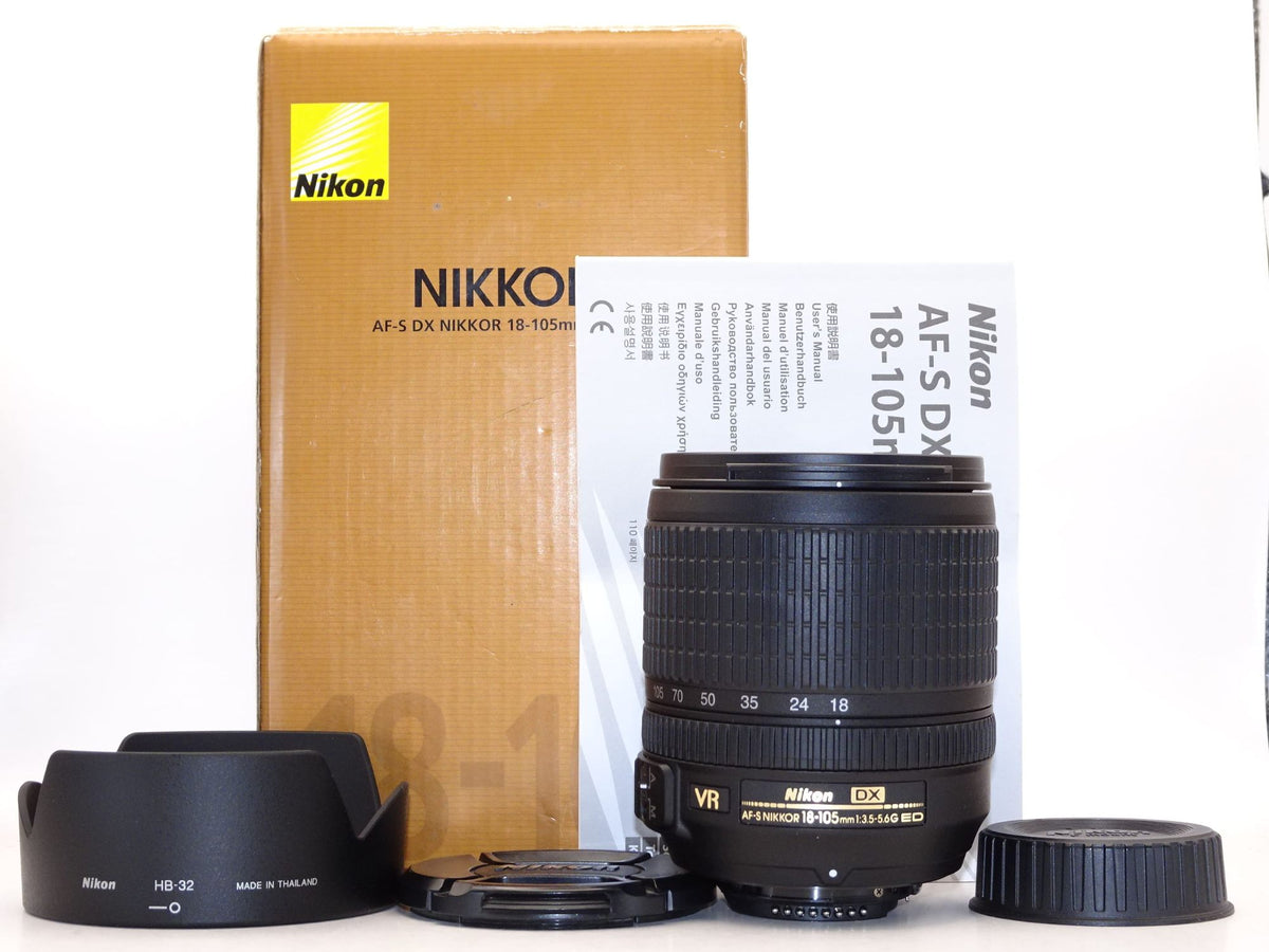 【外観特上級】Nikon 標準ズームレンズ AF-S DX NIKKOR 18-105mm f/3.5-5.6G ED VR ニコンDXフォーマット専用