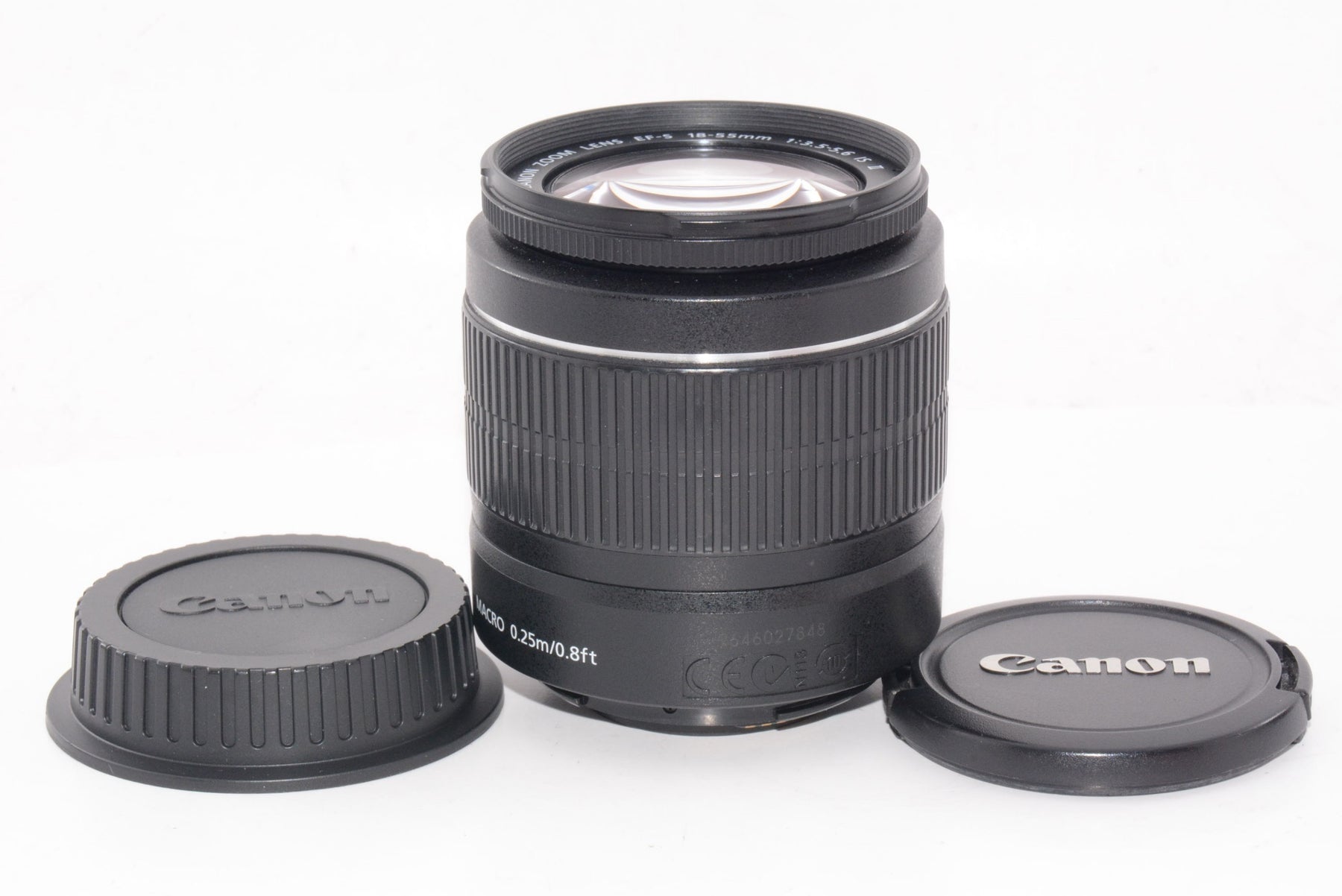 【外観特上級】Canon 標準ズームレンズ EF-S18-55mm F3.5-.5.6 IS II