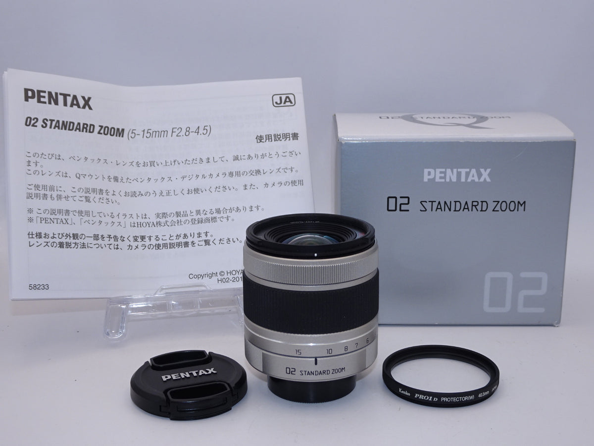 【外観特上級】PENTAX 標準ズームレンズ 02 STANDARDZOOM Qマウント 22077