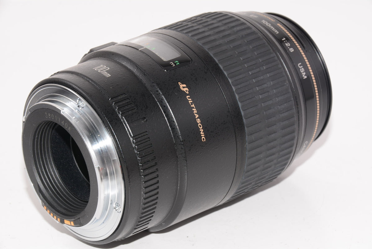 【外観特上級】Canon 単焦点マクロレンズ EF100mm F2.8 マクロ USM フルサイズ対応