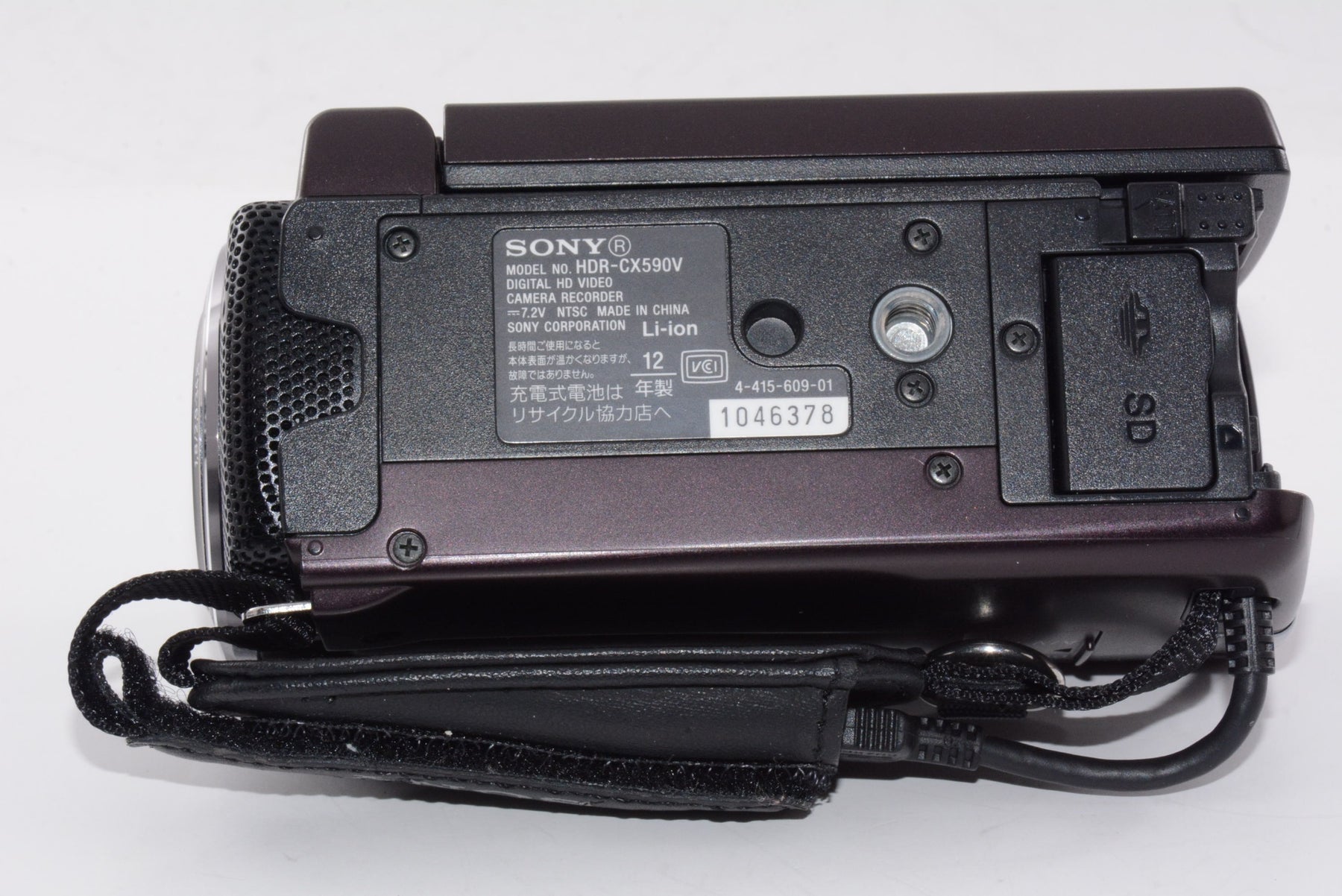 【外観特上級】ソニー SONY HDビデオカメラ Handycam HDR-CX590V ボルドーブラウン