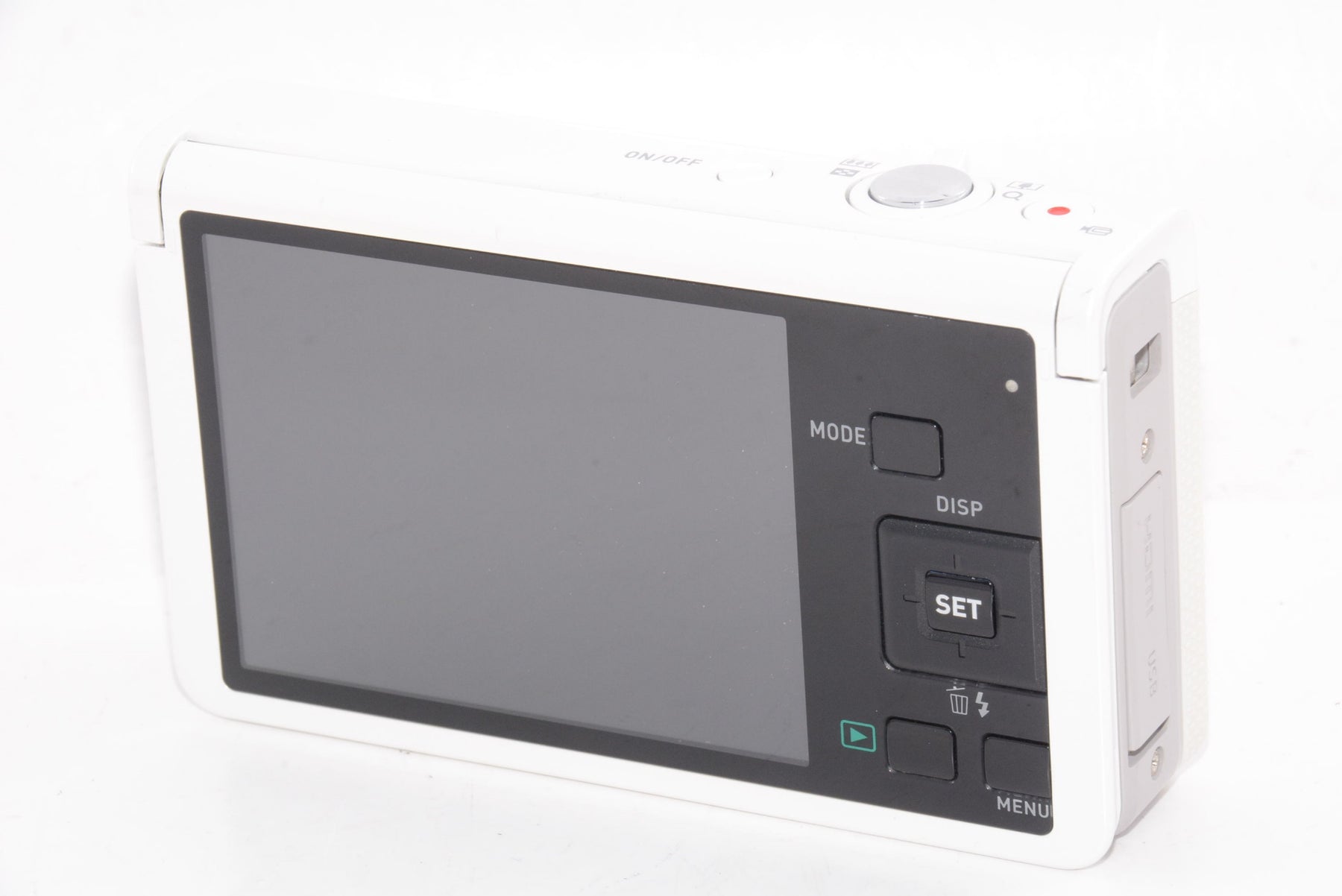 【外観並級】CASIO デジタルカメラ EXILIM EX-ZR50WE ホワイト