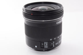 【外観特上級】Canon EF-S 10-18mm f/4.5-5.6 IS STMレンズ