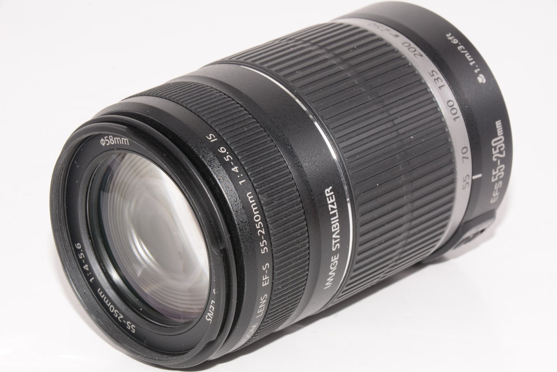 【外観特上級】Canon 望遠レンズ EF-S55-250mm F4-5.6 IS