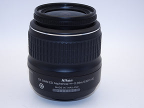 【外観特上級】Nikon 標準ズームレンズ AF-S DX Zoom Nikkor ED 18-55mm f/3.5-5.6 G II  ブラック