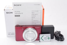 【外観特上級】SONY デジタルカメラ DSC-WX500 レッド Cyber-shot