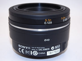 【外観特上級】ソニー SONY 単焦点マクロレンズ DT 30mm F2.8 Macro SAM  APS-C対応