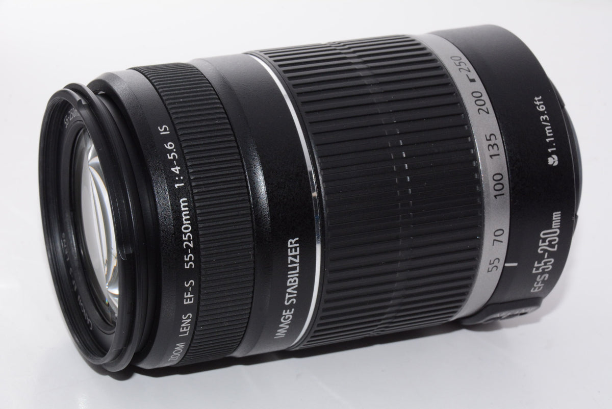 【外観特上級】Canon 望遠レンズ EF-S55-250mm F4-5.6 IS