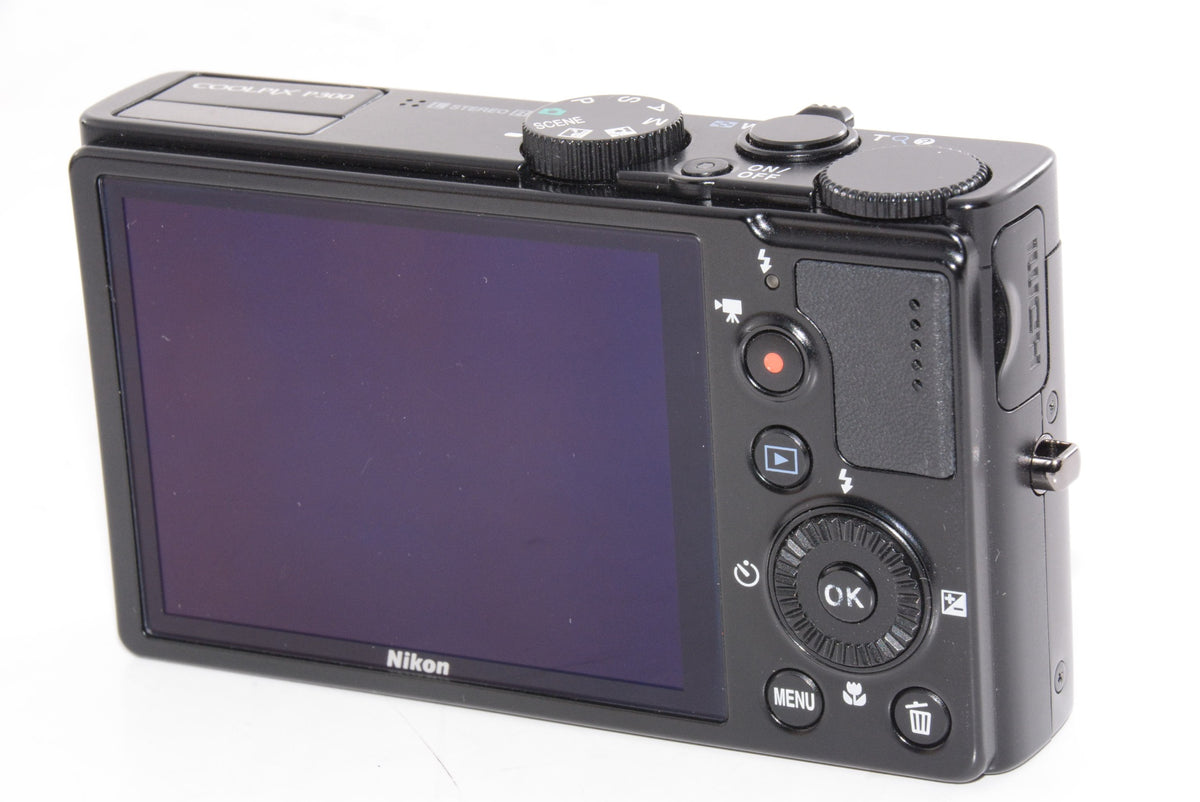 【外観並級】NikonデジタルカメラCOOLPIX P300 ブラックP300 1220万画素 裏面照射CMOS 広角24mm 光学4.2倍 F1.8レンズ フルHD