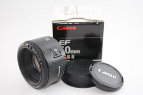 【外観特上級】Canon 単焦点レンズ EF50mm F1.8 II フルサイズ対応