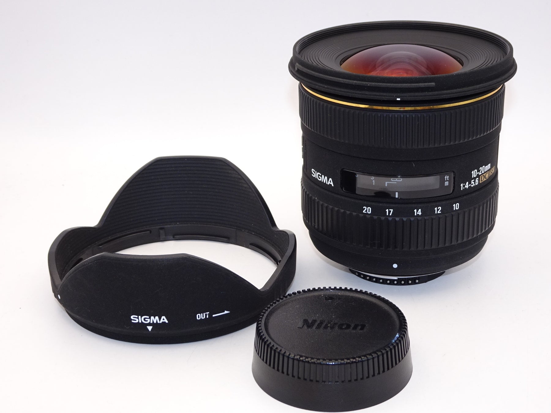 【外観特上級】SIGMA 超広角ズームレンズ 10-20mm F4-5.6 EX DC HSM ニコン用 APS-C専用