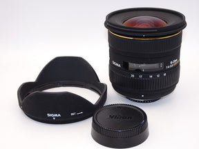 【外観特上級】SIGMA 超広角ズームレンズ 10-20mm F4-5.6 EX DC HSM ニコン用 APS-C専用