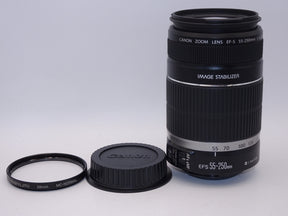 【外観特上級】Canon 望遠レンズ EF-S55-250mm F4-5.6 IS