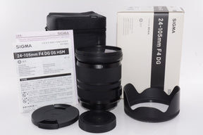 【外観特上級】SIGMA 標準ズームレンズ Art 24-105mm F4 DG OS HSM キヤノン用 フルサイズ対応