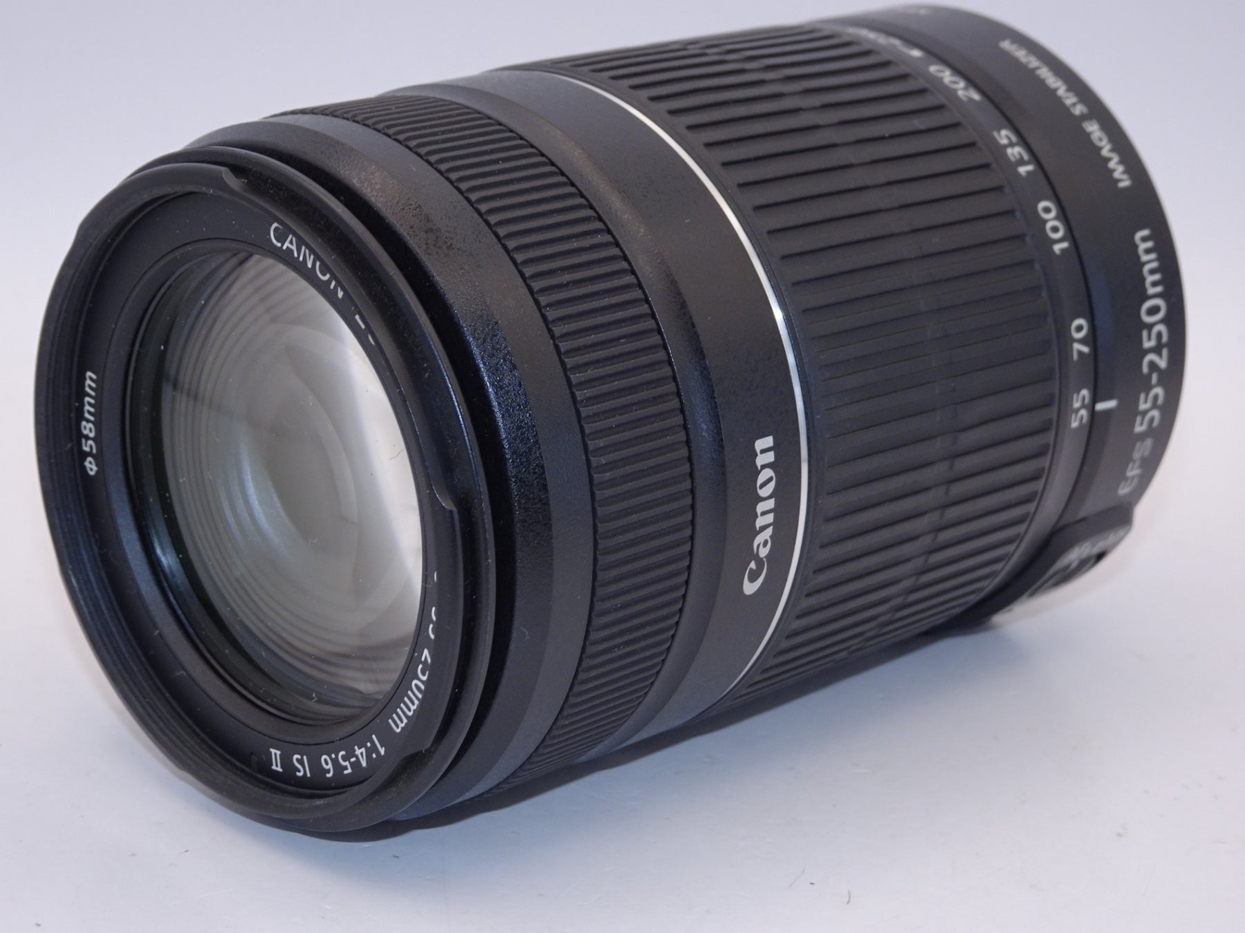 【外観特上級】Canon 望遠ズームレンズ EF-S55-250mm F4-5.6 IS II