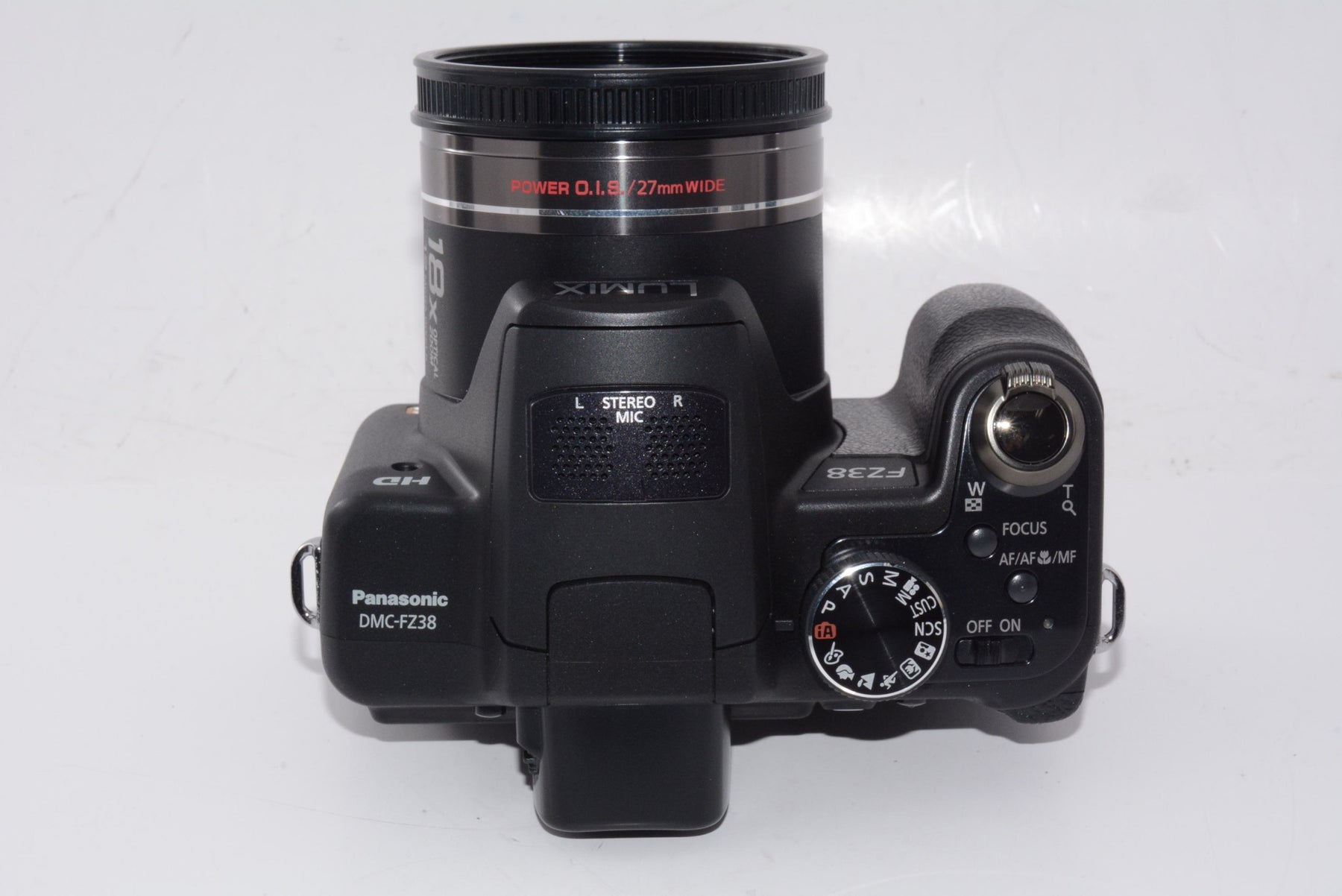 【外観特上級】パナソニック デジタルカメラ LUMIX ブラック DMC-FZ38-K