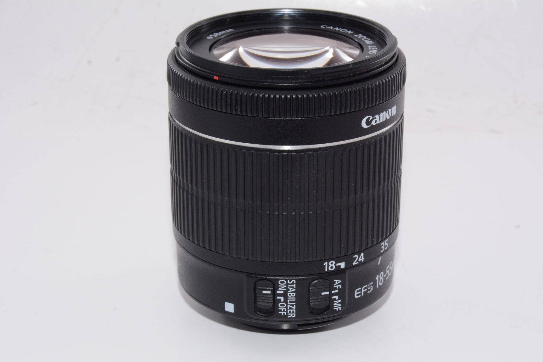 【外観並級】Canon 標準ズームレンズ EF-S18-55mm F3.5-5.6 IS STM