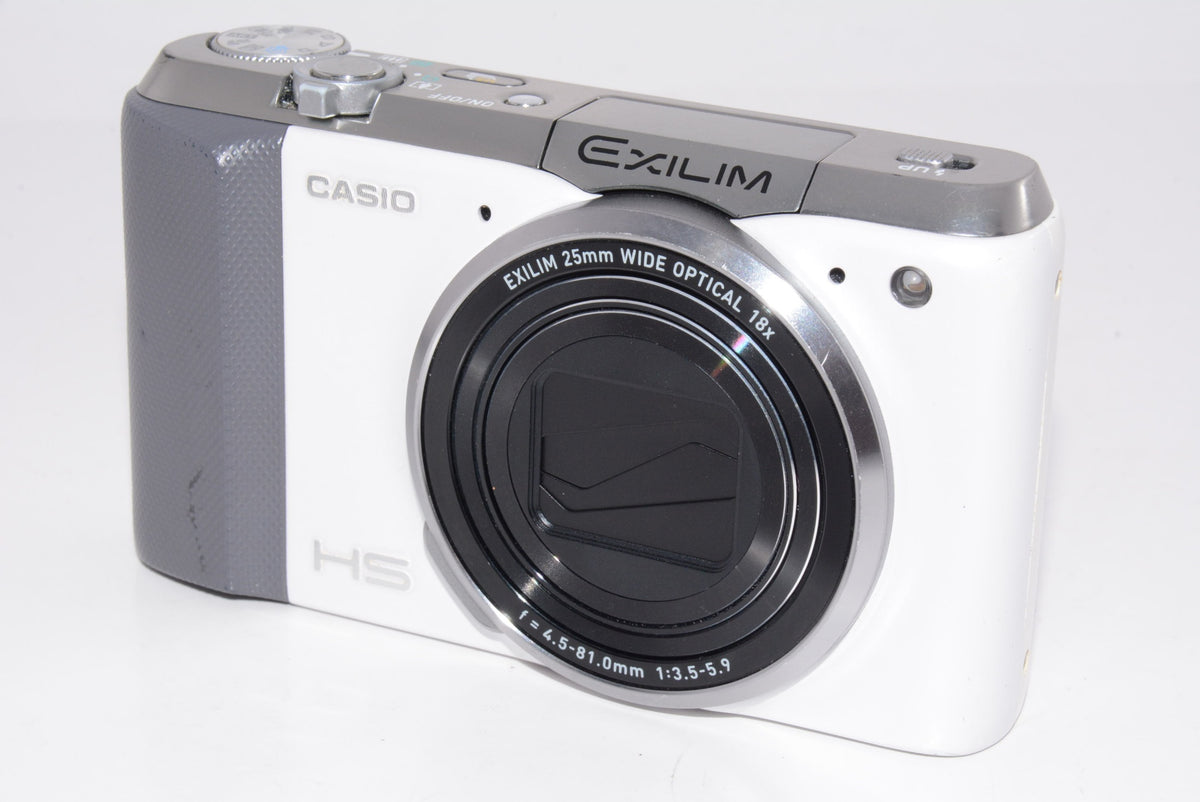 【外観並級】CASIO EXILIM デジタルカメラ ハイスピード 1610万画素 光学18倍ズーム ホワイト EX-ZR700WE