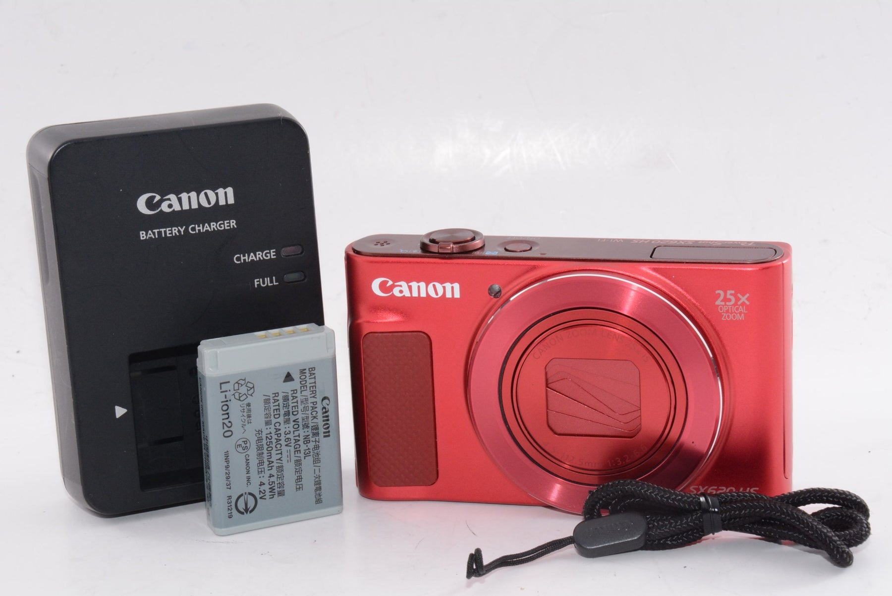 【ほぼ新品】Canon コンパクトデジタルカメラ PowerShot SX620 HS レッド