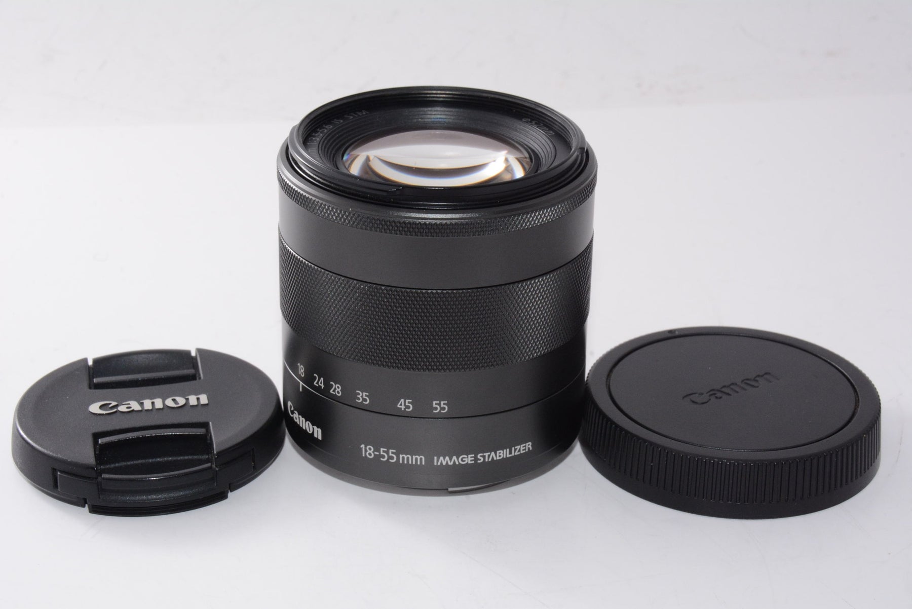 【外観特上級】Canon 標準ズームレンズ EF-M18-55mm F3.5-5.6IS STM
