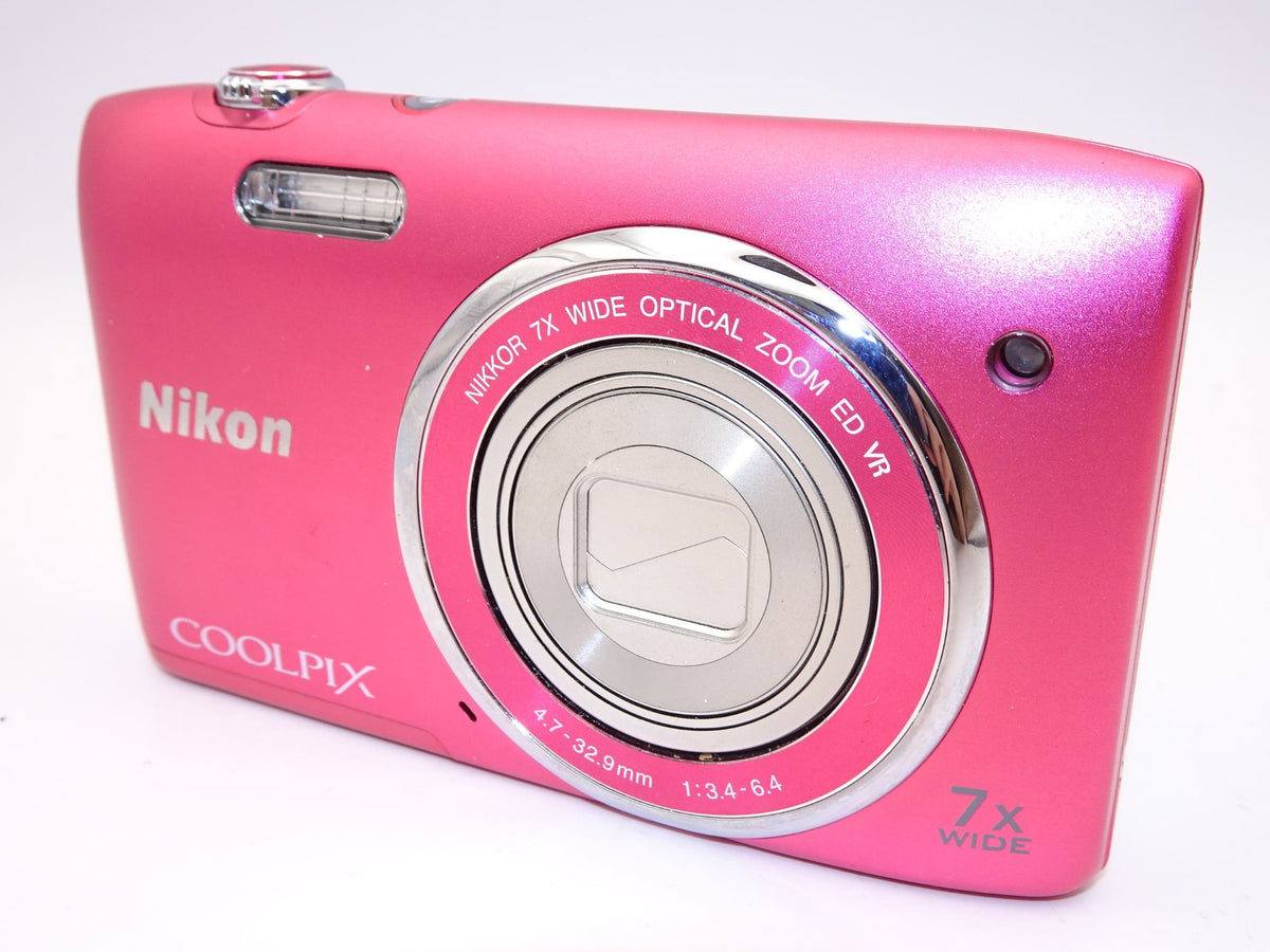 【外観特上級】Nikon デジタルカメラ COOLPIX (クールピクス) S3300 ストロベリーピンク S3300PK