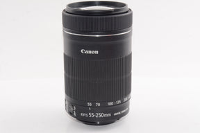【外観並級】Canon 望遠ズームレンズ EF-S55-250mm F4-5.6 IS STM