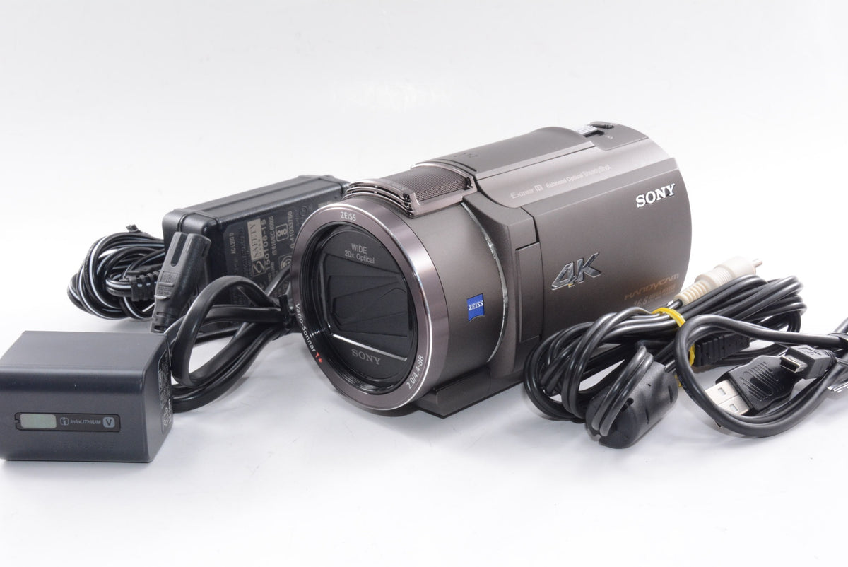 【外観特上級】ソニー SONY ビデオカメラ FDR-AX40 4K 64GB 光学20倍 ブラック Handycam FDR-AX40 BC