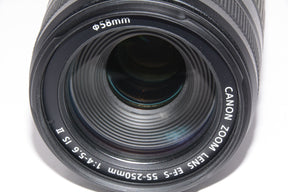 【外観特上級】Canon 望遠ズームレンズ EF-S55-250mm F4-5.6 IS II