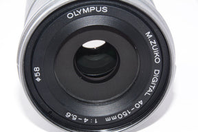 【外観特上級】OLYMPUS M.ZUIKO DIGITAL ED 40-150mm F4.0-5.6 R シルバー