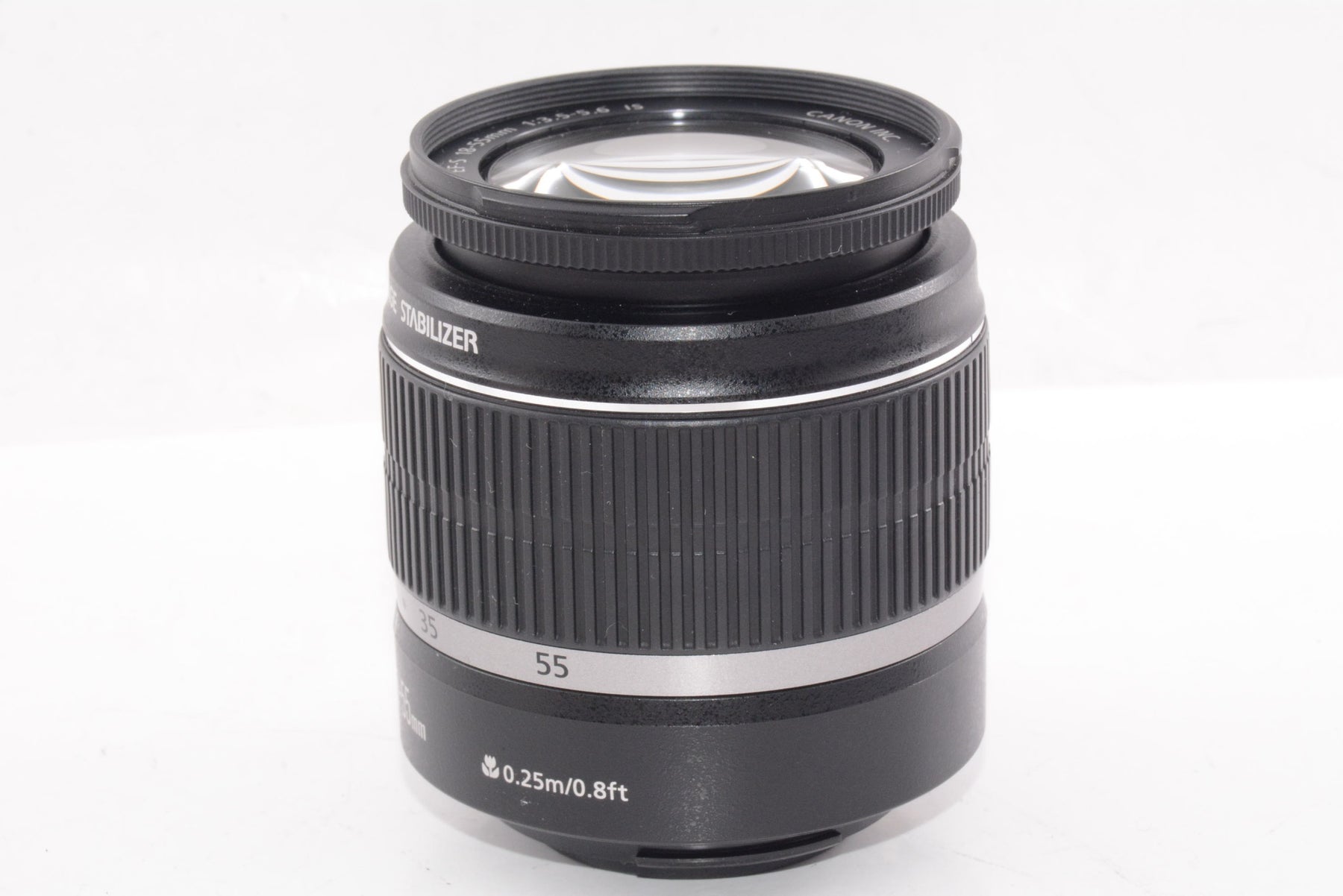 【外観特上級】Canon 標準ズームレンズ EF-S18-55mm F3.5-5.6 IS