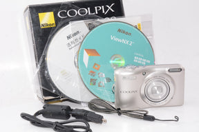 【外観特上級】Nikon デジタルカメラ COOLPIX L28 単3乾電池対応 シルバー L28SL