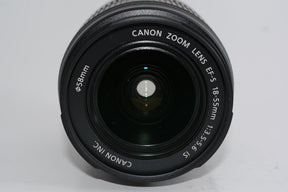 【外観特上級】Canon 標準ズームレンズ EF-S18-55mm F3.5-5.6 IS