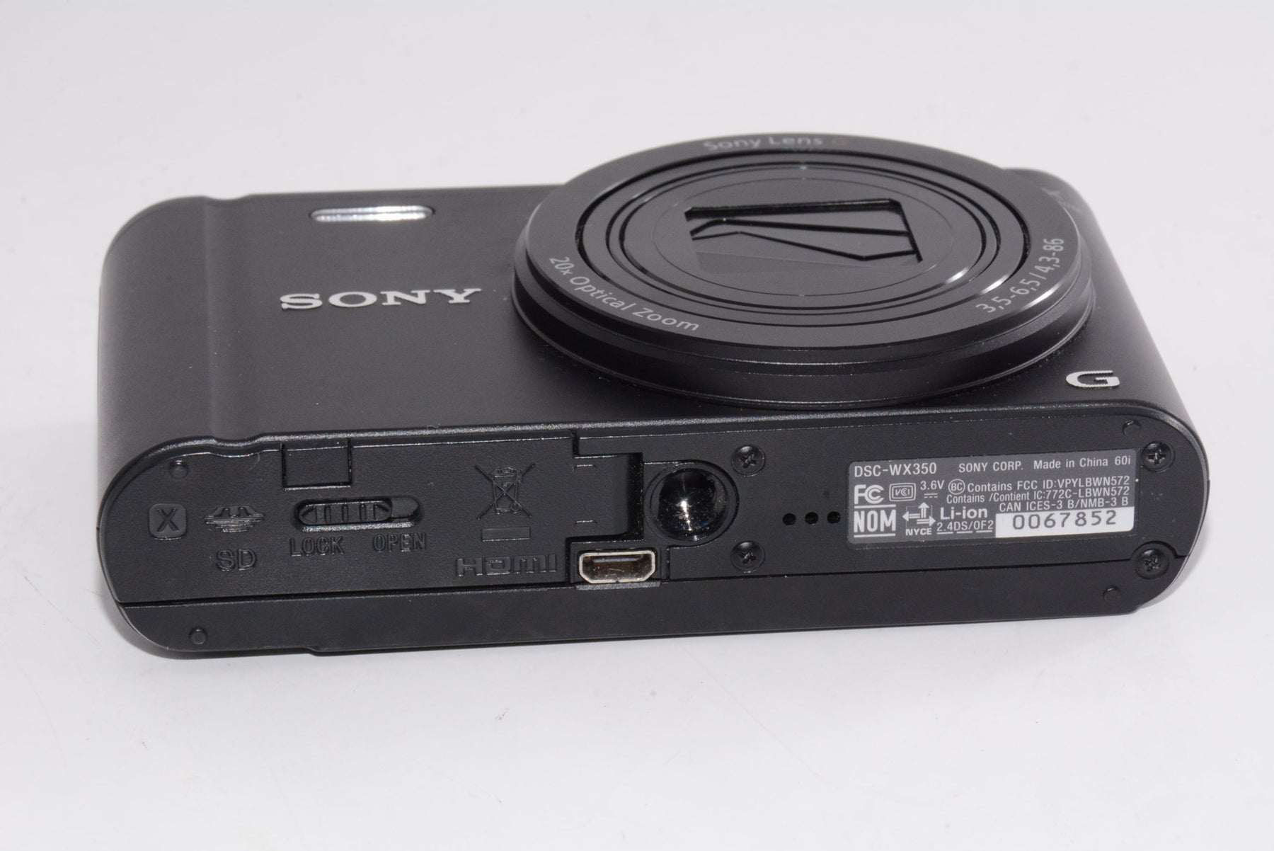 【外観並級】ソニー デジタルカメラ Cyber-shot WX350 ブラック DSC-WX350-B