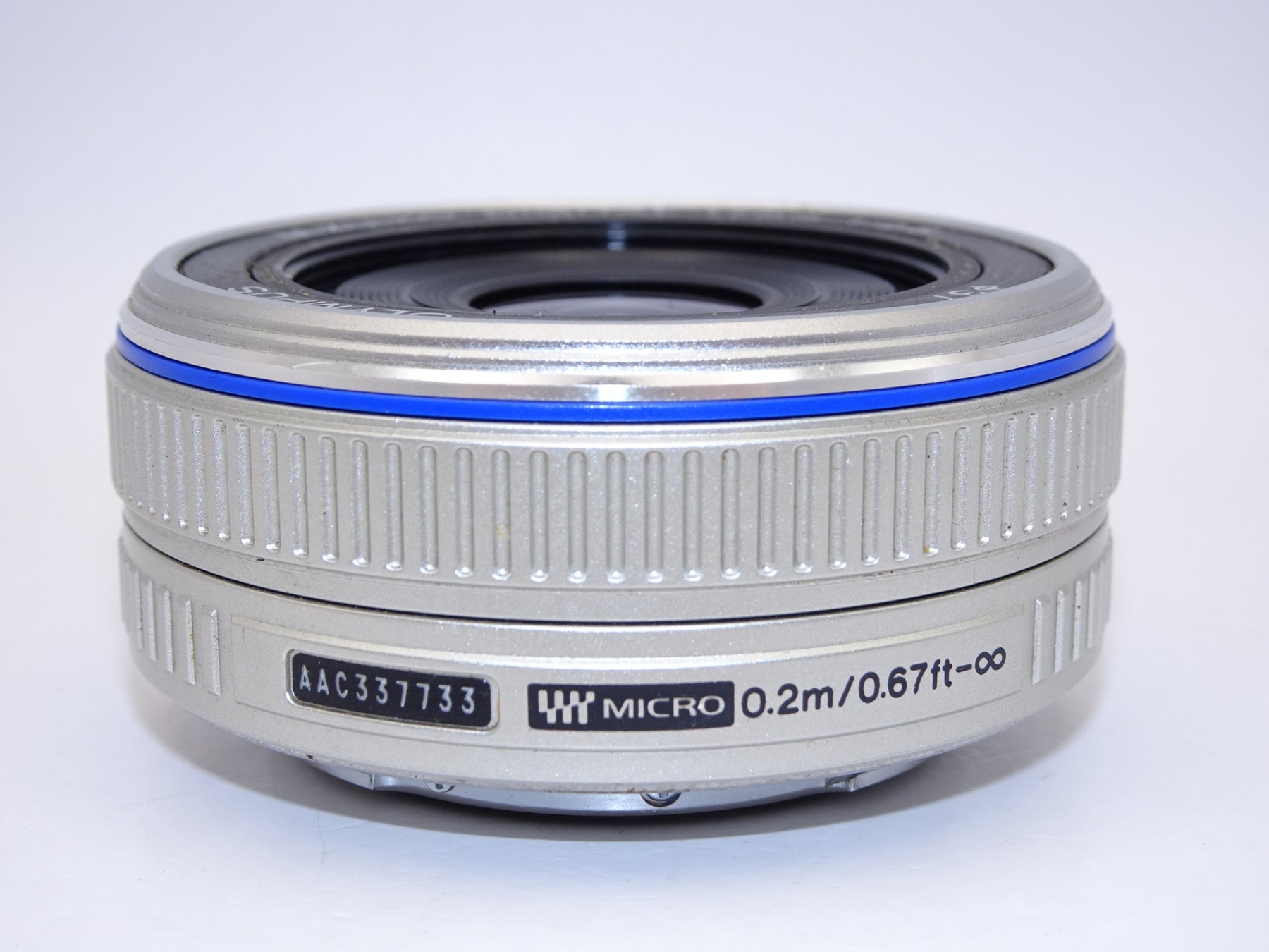 【外観特上級】OLYMPUS パンケーキレンズ M.ZUIKO DIGITAL 17mm F2.8 シルバー