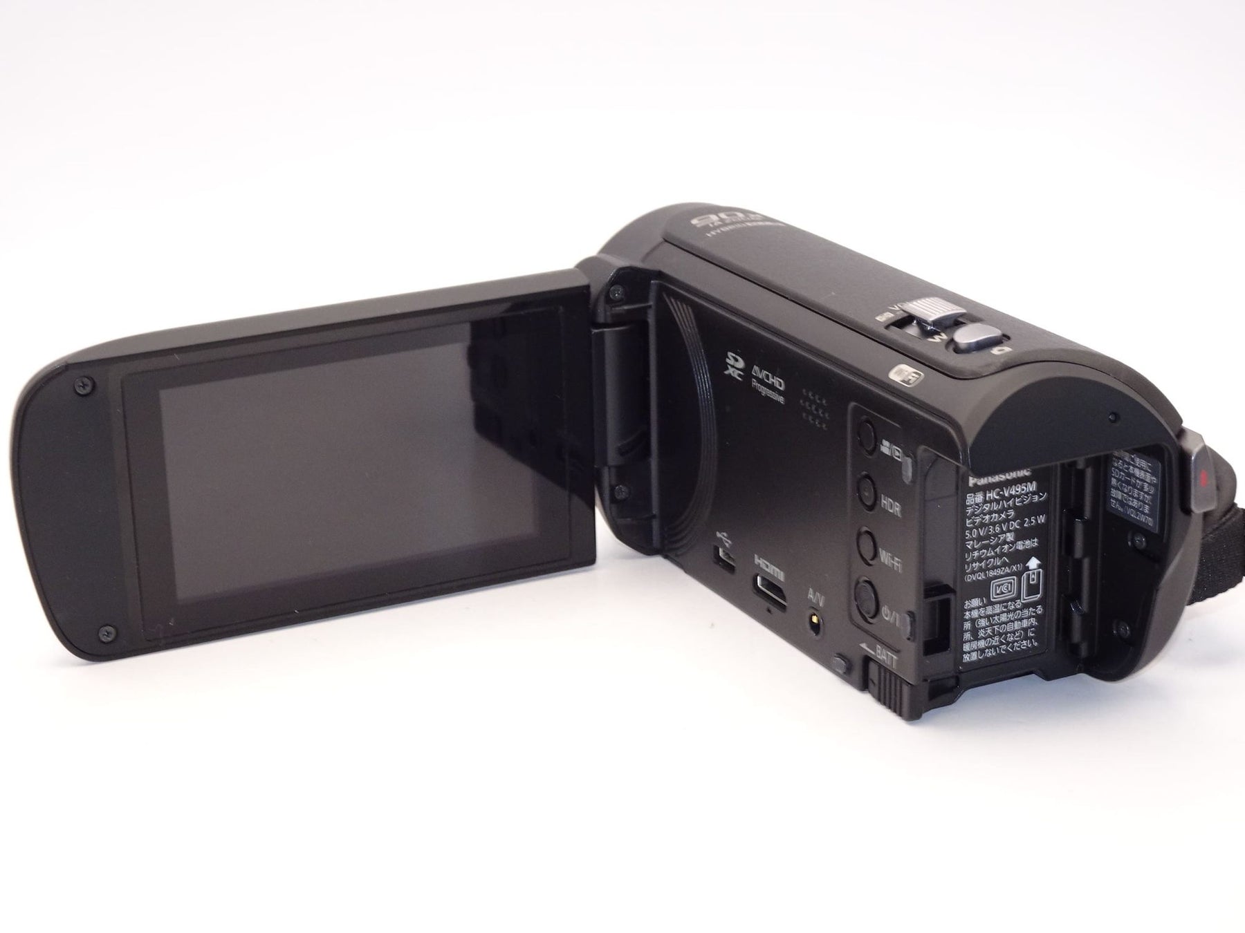 【ほぼ新品】パナソニック HDビデオカメラ ブラック HC-V495M-K