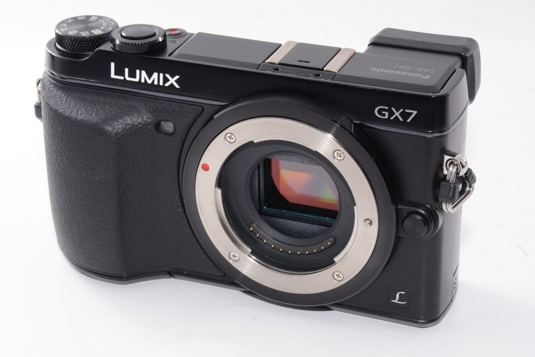 【外観特上級】パナソニック ミラーレス一眼カメラ ルミックス GX7 ボディ ブラック DMC-GX7-K