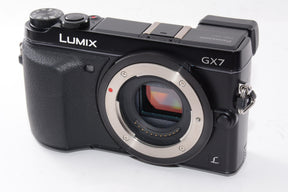 【外観特上級】パナソニック ミラーレス一眼カメラ ルミックス GX7 ボディ ブラック DMC-GX7-K