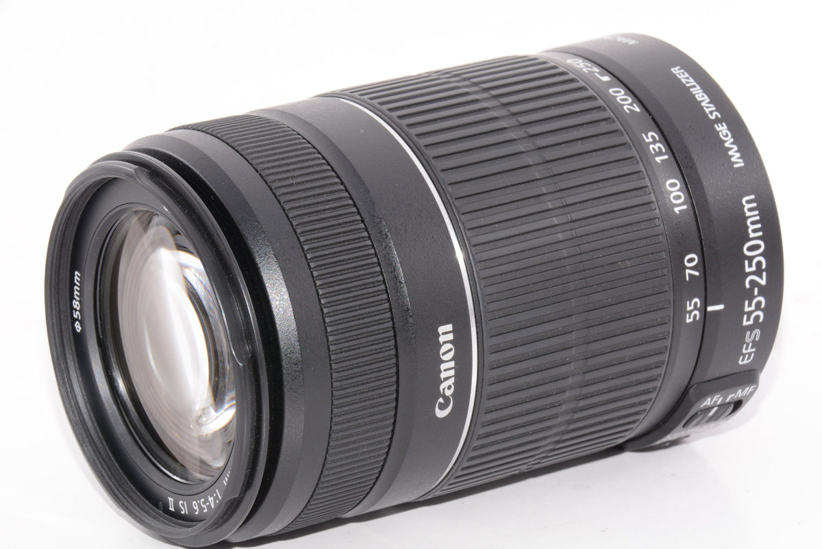 【外観特上級】Canon 望遠ズームレンズ EF-S55-250mm F4-5.6 IS II