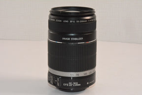 【外観特上級】Canon 望遠レンズ EF-S55-250mm F4-5.6 IS