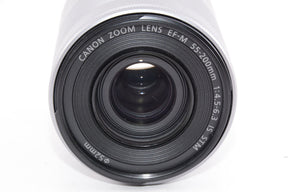 【外観特上級】Canon EF-M55-200mm F4.5-6.3 IS STM シルバー