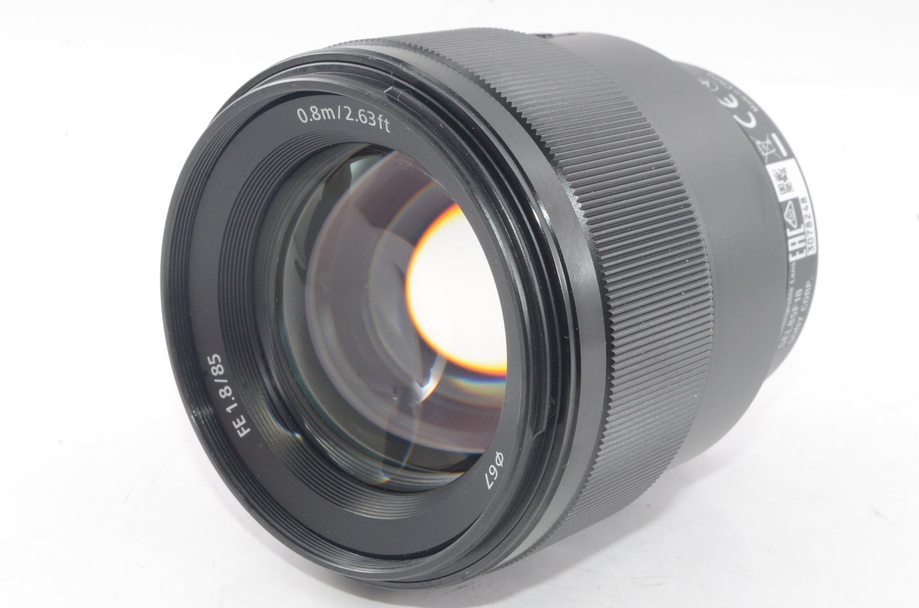 【外観特上級】ソニー デジタル一眼カメラα[Eマウント]用レンズ SEL85F18(FE 85mm F1.8)