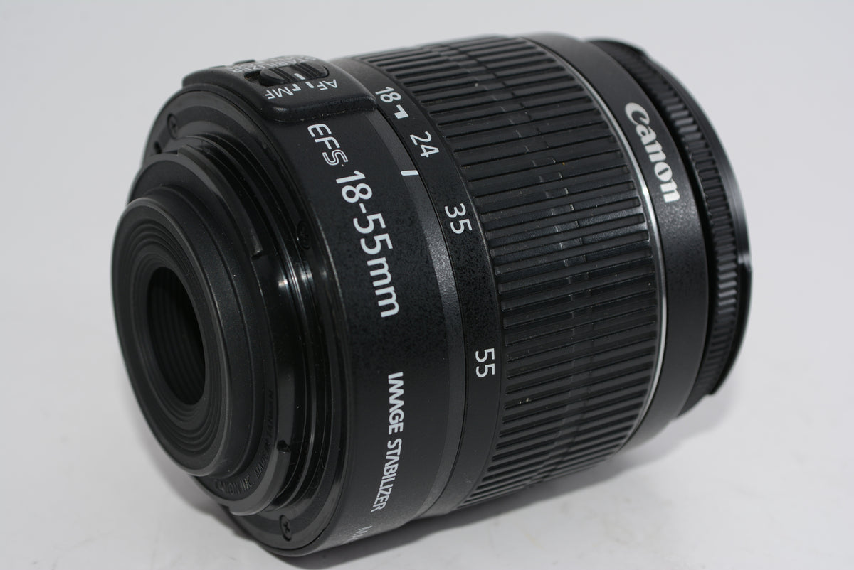 【外観並級】Canon 標準ズームレンズ EF-S18-55mm F3.5-.5.6 IS II