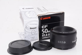 【外観特上級】Canon 単焦点レンズ EF50mm F1.8 II フルサイズ対応