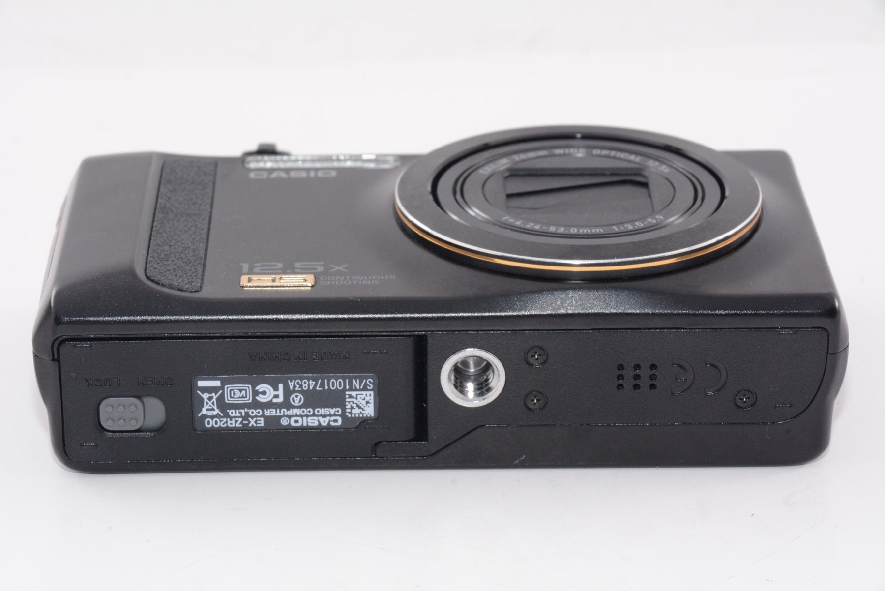 【外観並級】CASIO デジタルカメラ EXILIM EX-ZR200 ブラック EX-ZR200BK