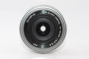 【外観特上級】OLYMPUS M.ZUIKO DIGITAL ED 14-42mm F3.5-5.6 EZ SLV