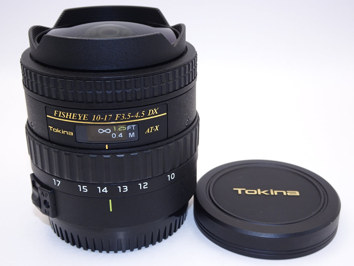 【外観特上級】Tokina 魚眼ズームレンズ AT-X 107 DX Fisheye 10-17mm F3.5-4.5 (IF) キヤノン用 APS-C対応