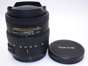 【外観特上級】Tokina 魚眼ズームレンズ AT-X 107 DX Fisheye 10-17mm F3.5-4.5 (IF) キヤノン用 APS-C対応